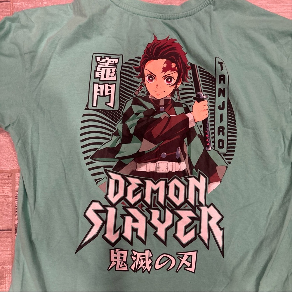 Demon Slayer anime Kids T-Shirt - Green size 14/16 kids youth